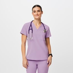 Figs women's Lavender Dew Catarina™ - One-Pocket Scrub Top - S / Lavender Dew